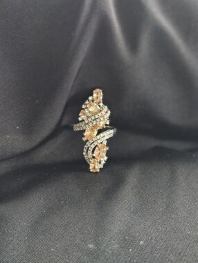 Elegant Gold and Sterling Silver Women's Ring